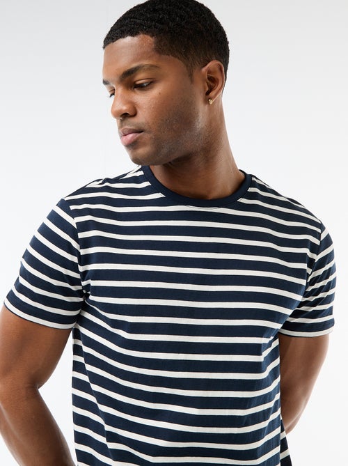 Breton Stripe T-shirt - Kiabi Breton Stripe T-shirt - Kiabi