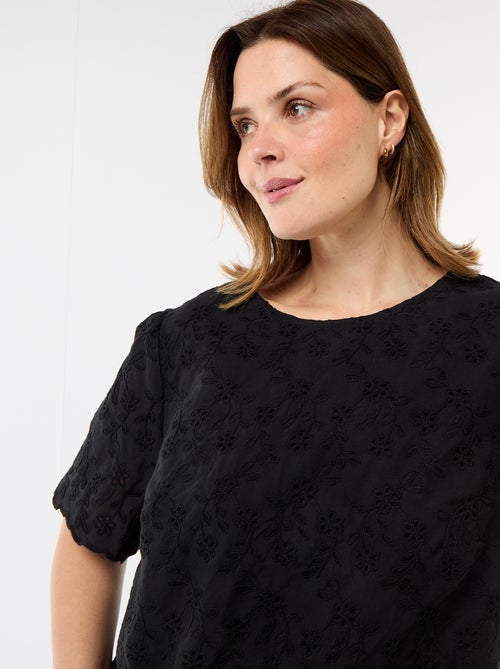 Broderie Anglaise Top - Kiabi