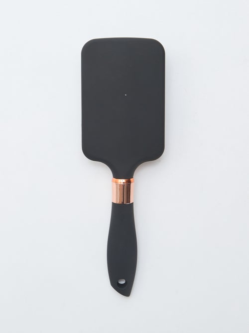 Brosse à cheveux carrée avec manche irisé - Kiabi