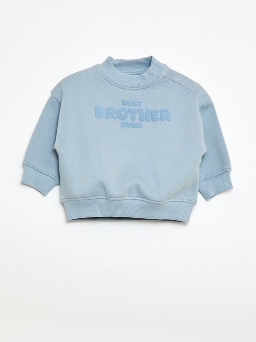 Brother and Sister Crew Neck Sweatshirt - Kiabi