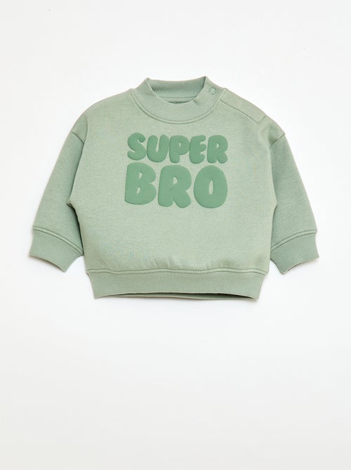 Brother and Sister Crew Neck Sweatshirt - Kiabi