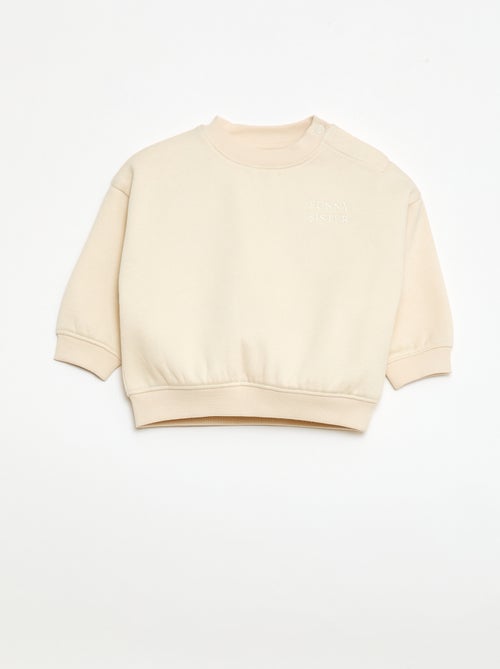 Brother & Sister Crew Neck Sweatshirt - Kiabi