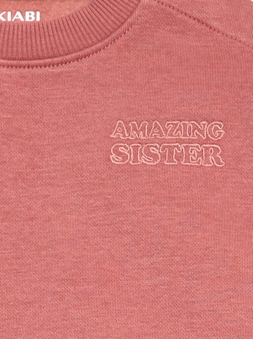 Brother & Sister Crew Neck Sweatshirt - Kiabi