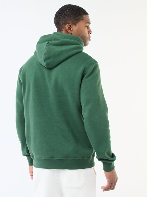 Brushed Fleece Hoodie with Kangaroo Pocket - Kiabi