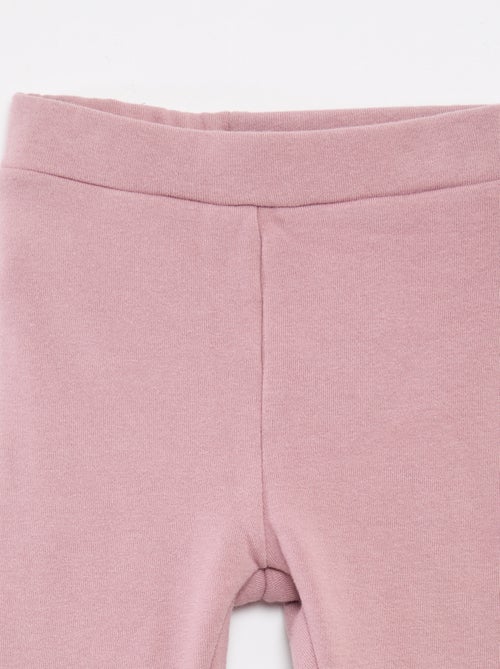 Brushed Knit Cotton Leggings - Kiabi