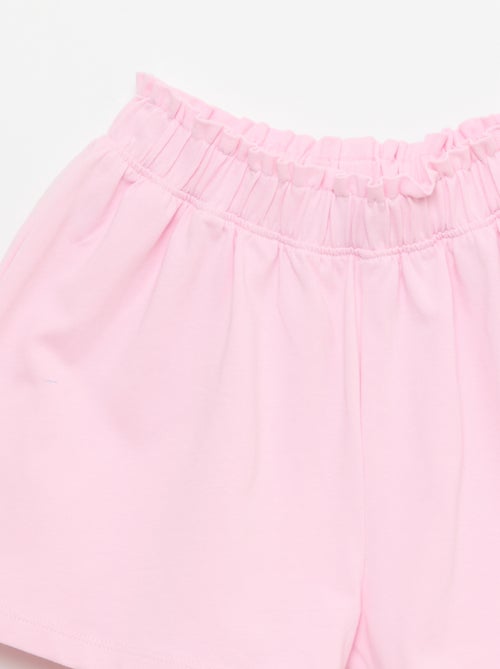 Buntes Short mit Rüschenbund - Kiabi