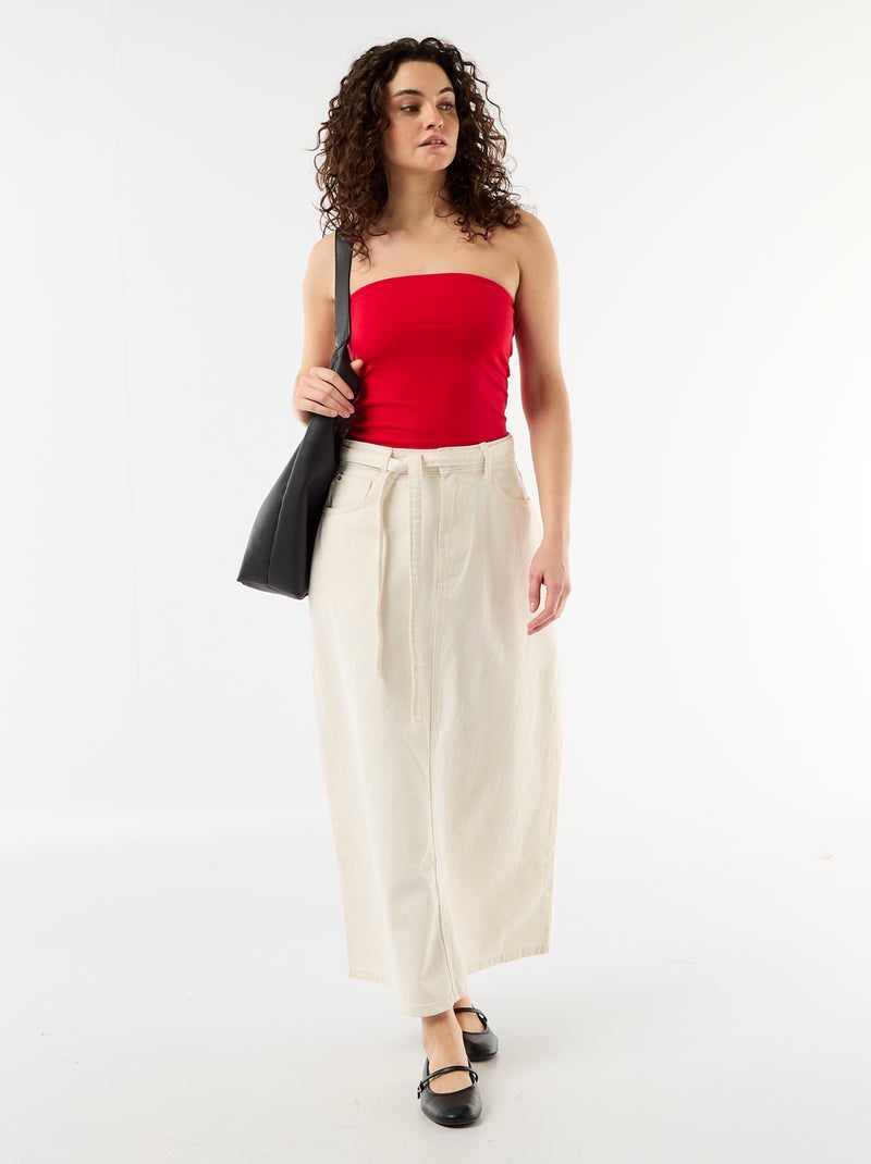 Bustier Top Red - Kiabi