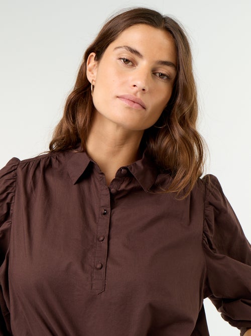 Button-down Collar Blouse - Kiabi