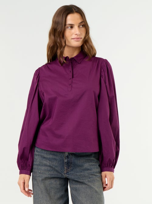 Button-down Collar Blouse - Kiabi
