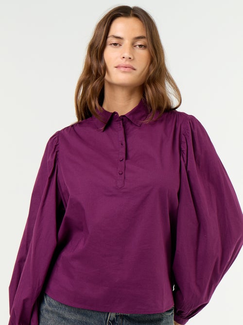 Button-down Collar Blouse - Kiabi