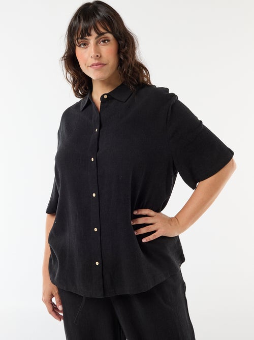 Button-Down Short-Sleeve Shirt - Kiabi