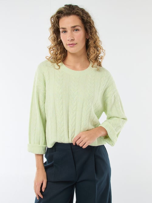 Cable Knit Jumper - Kiabi