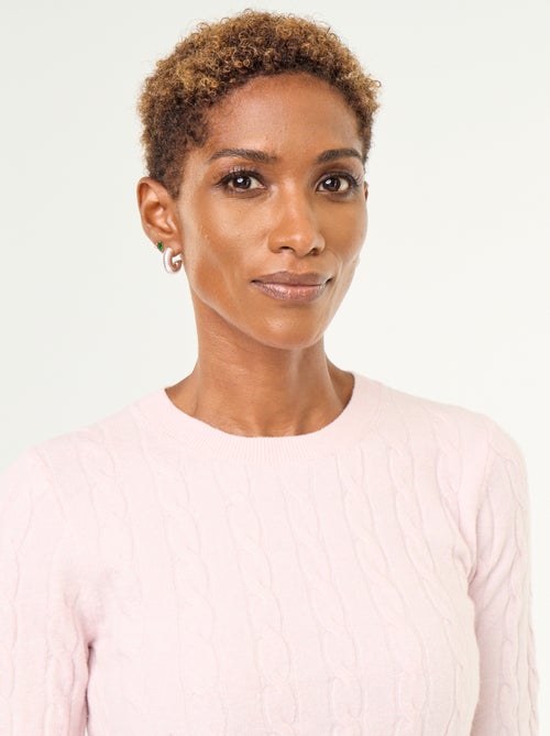 Cable knit sweater - Kiabi