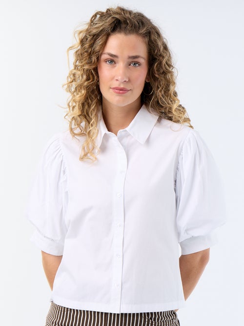 Camicia a maniche corte a palloncino - Kiabi Camicia a maniche corte a palloncino - Kiabi