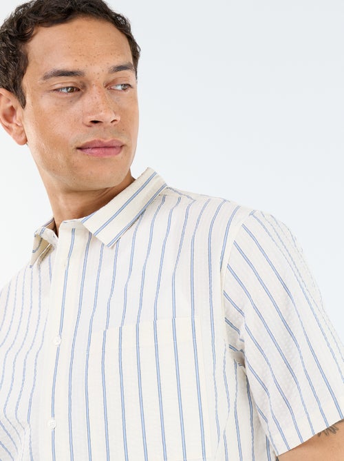 Camicia a maniche corte a righe - Kiabi Camicia a maniche corte a righe - Kiabi