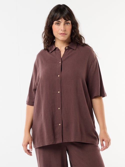 Camicia a maniche corte abbottonata - Kiabi