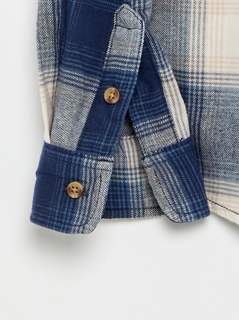 Camicia a quadri - collezione facile da indossare Blu - Kiabi