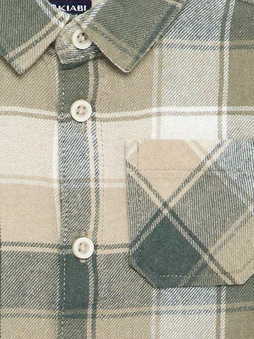Camicia a quadri e a maniche lunghe - Kiabi