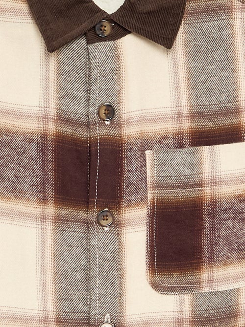 Camicia a quadri foderata - Kiabi