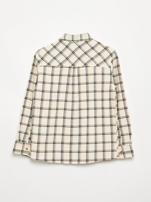 Camicia a quadri in flanella - Kiabi Camicia a quadri in flanella - Kiabi
