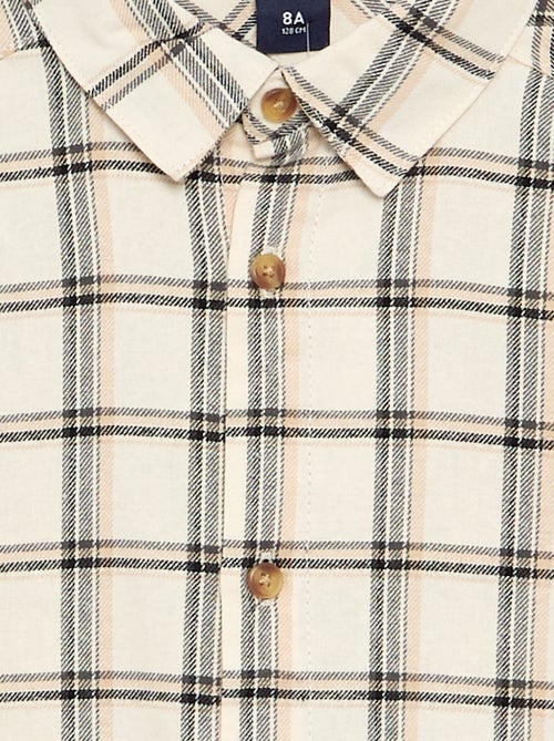 Camicia a quadri in flanella - Kiabi Camicia a quadri in flanella - Kiabi