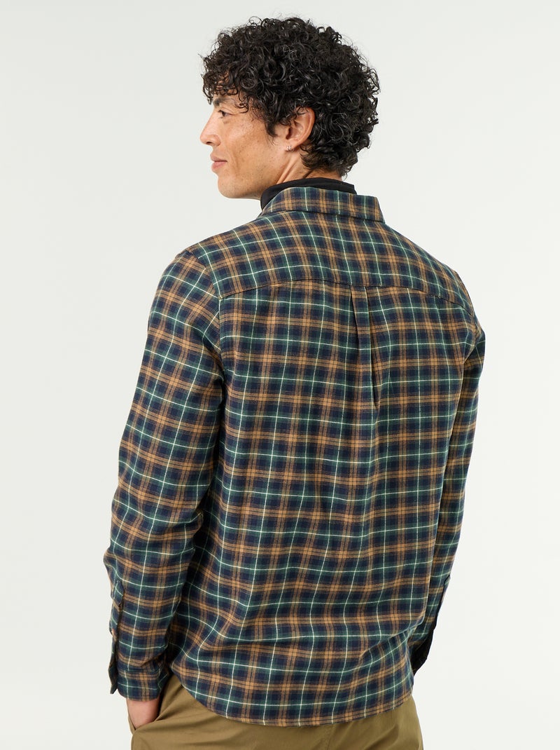 Camicia a quadri Verde - Kiabi