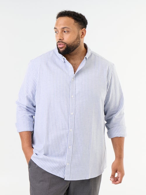Camicia a righe a maniche lunghe - Kiabi