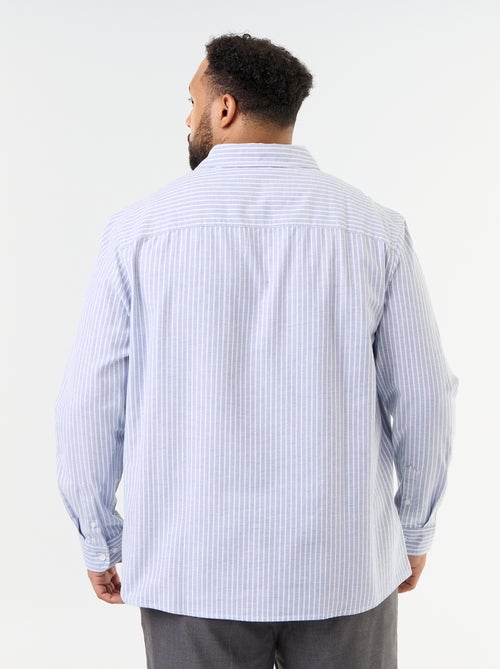 Camicia a righe a maniche lunghe - Kiabi