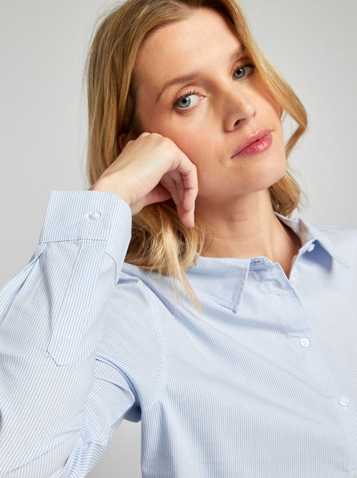 Camicia aderente con collo italiano - Kiabi