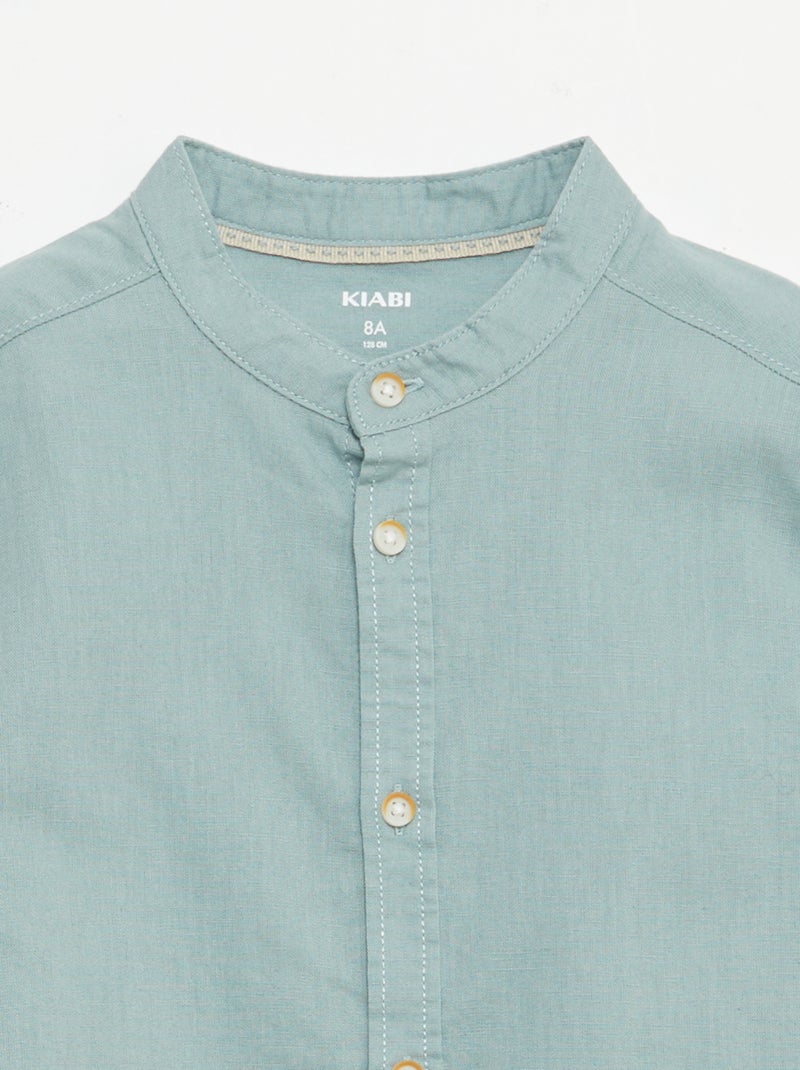 Camicia bianca in cotone Blu - Kiabi
