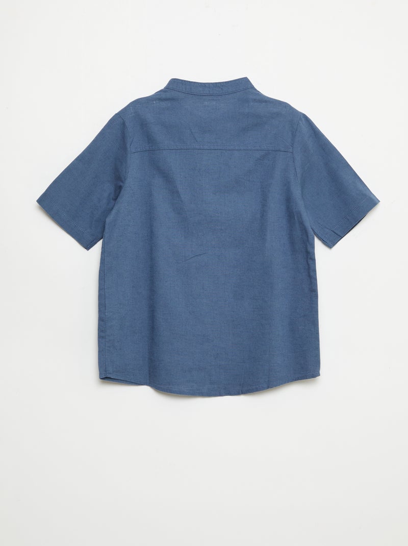 Camicia bianca in cotone Blu - Kiabi