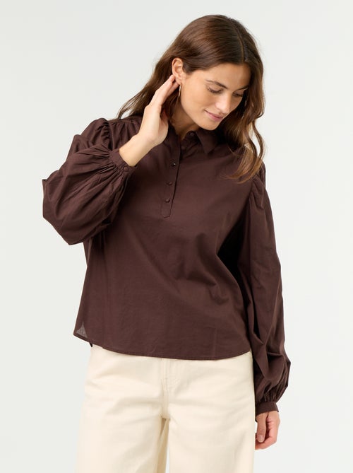 Camicia con collo abbottonato - Kiabi