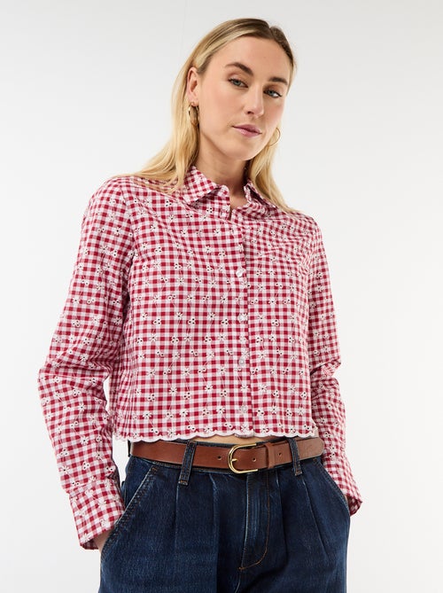 Camicia con ricami all over - Kiabi Camicia con ricami all over - Kiabi