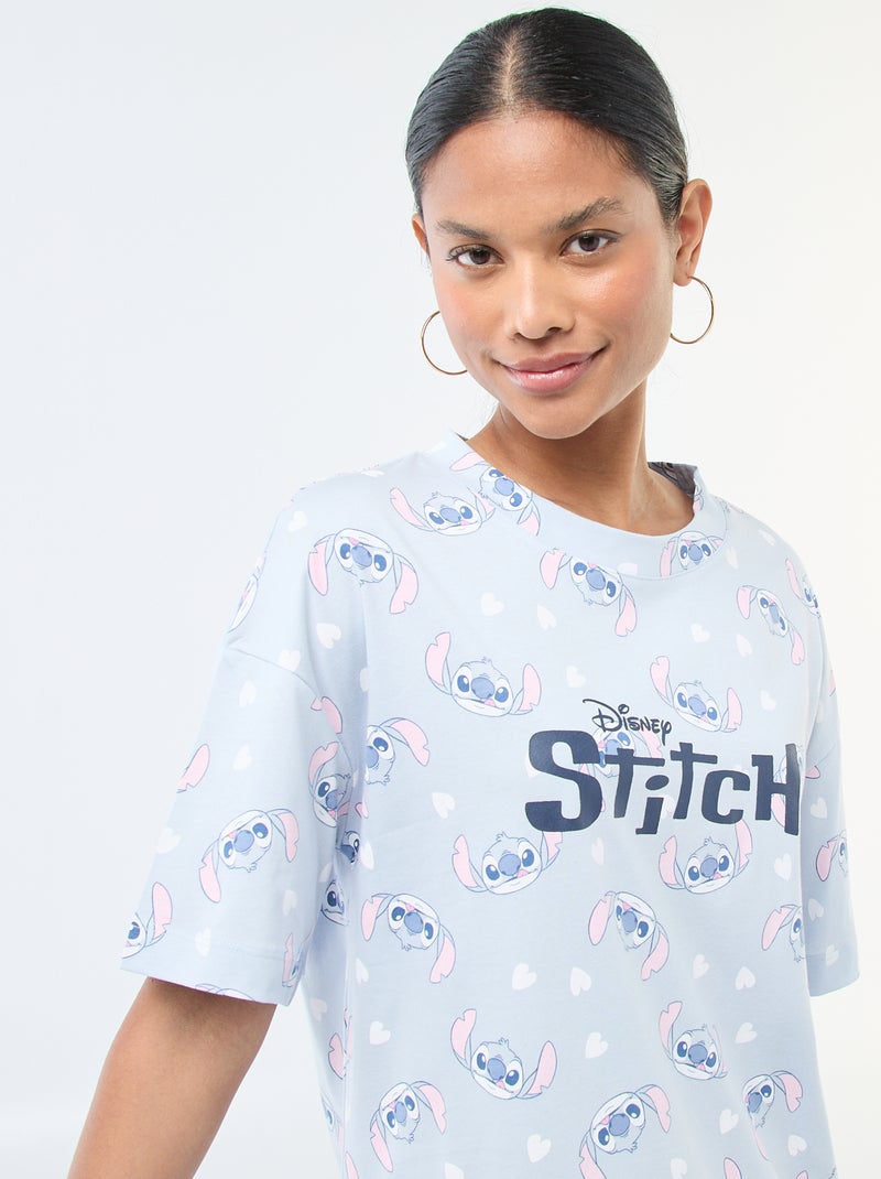 Camicia da notte t-shirt 'Stitch' Blu - Kiabi