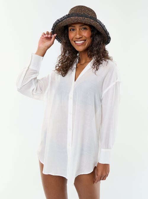 Camicia da spiaggia fluida stampata - Kiabi Camicia da spiaggia fluida stampata - Kiabi