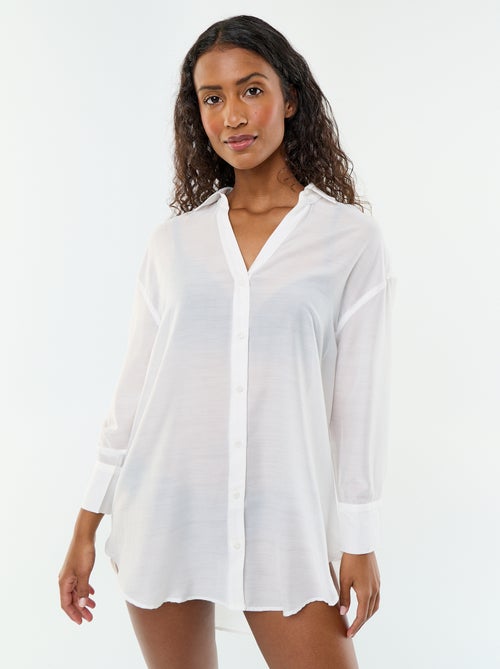 Camicia da spiaggia fluida stampata - Kiabi Camicia da spiaggia fluida stampata - Kiabi