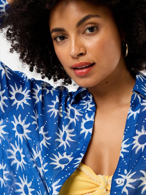 Camicia da spiaggia fluida stampata - Kiabi