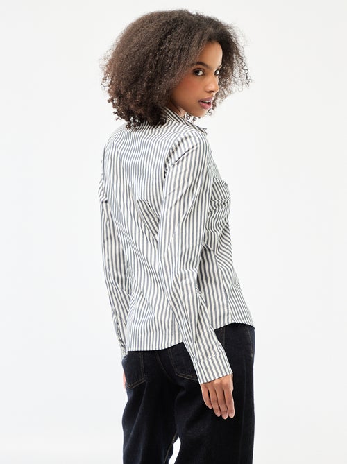 Camicia effetto fit collo italiano - Kiabi