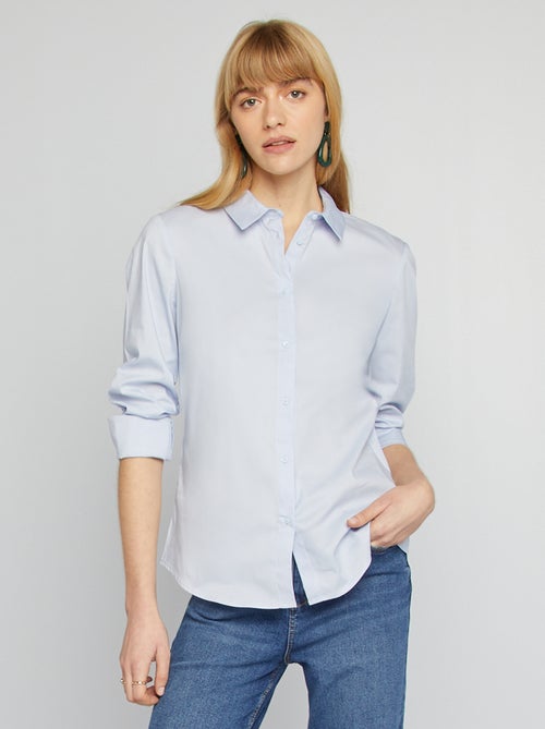 Camicia effetto fit collo italiano - Kiabi