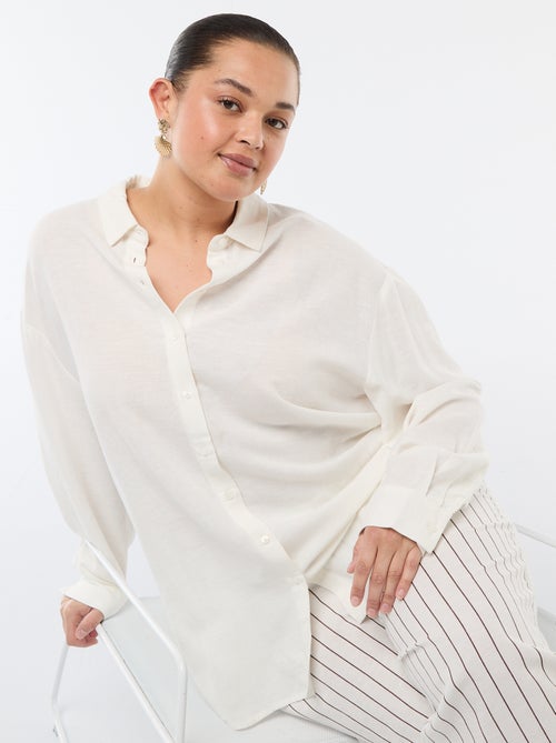 Camicia fluida a maniche lunghe - Kiabi