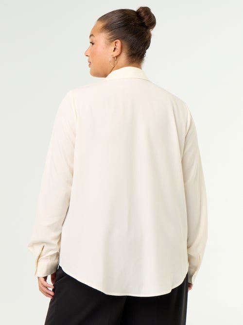 Camicia fluida tinta unita - Kiabi Camicia fluida tinta unita - Kiabi