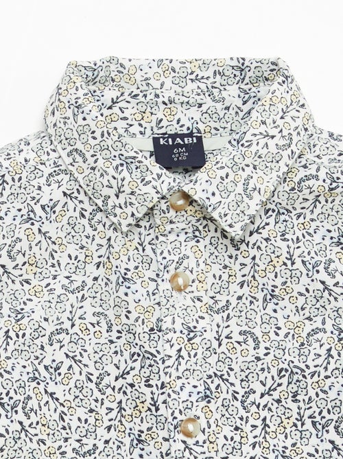 Camicia in cotone con papillon removibile - Kiabi