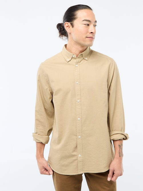 Camicia in cotone oxford regular fit - Kiabi Camicia in cotone oxford regular fit - Kiabi