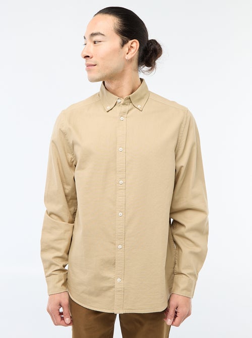 Camicia in cotone oxford regular fit - Kiabi Camicia in cotone oxford regular fit - Kiabi