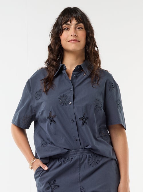 Camicia in cotone traforata - Kiabi