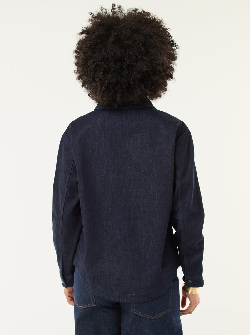 Camicia in denim a maniche lunghe Blu - Kiabi