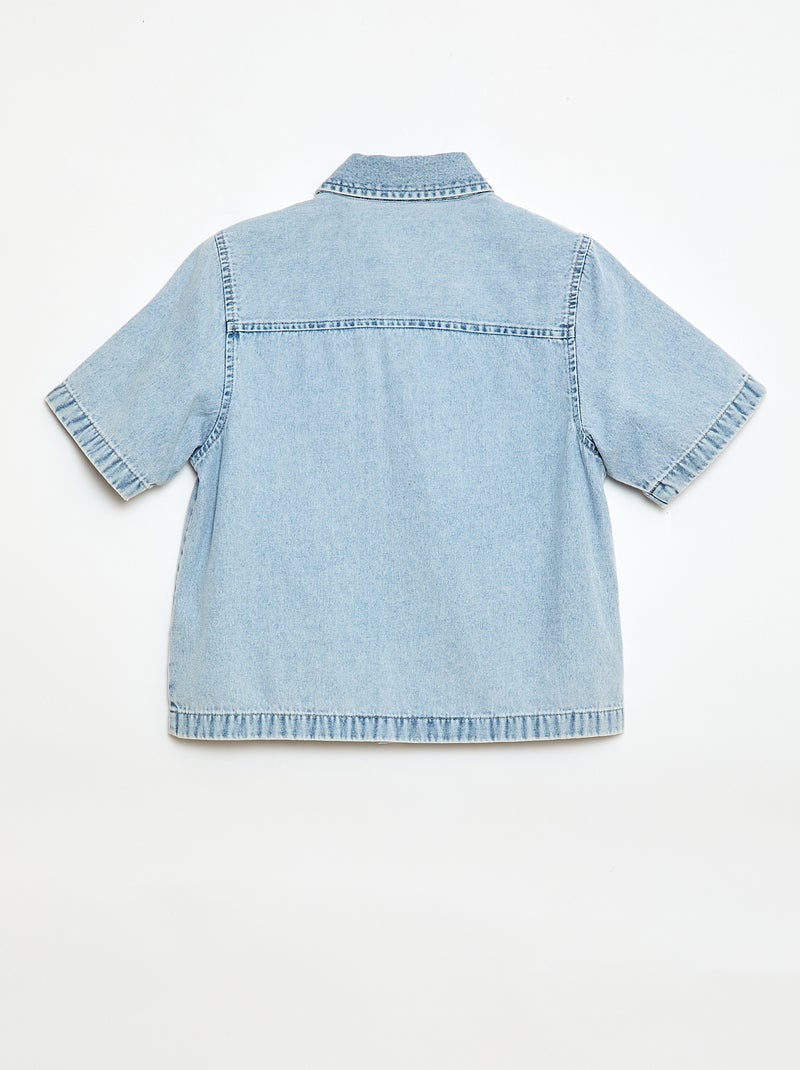 Camicia in jeans Grigio - Kiabi