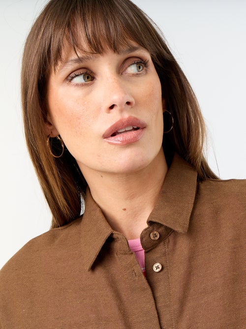 Camicia in misto lino - Kiabi Camicia in misto lino - Kiabi