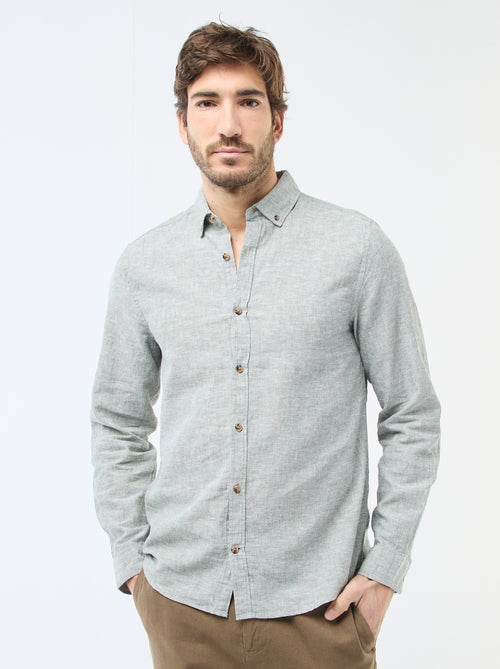 Camicia in misto lino - Kiabi
