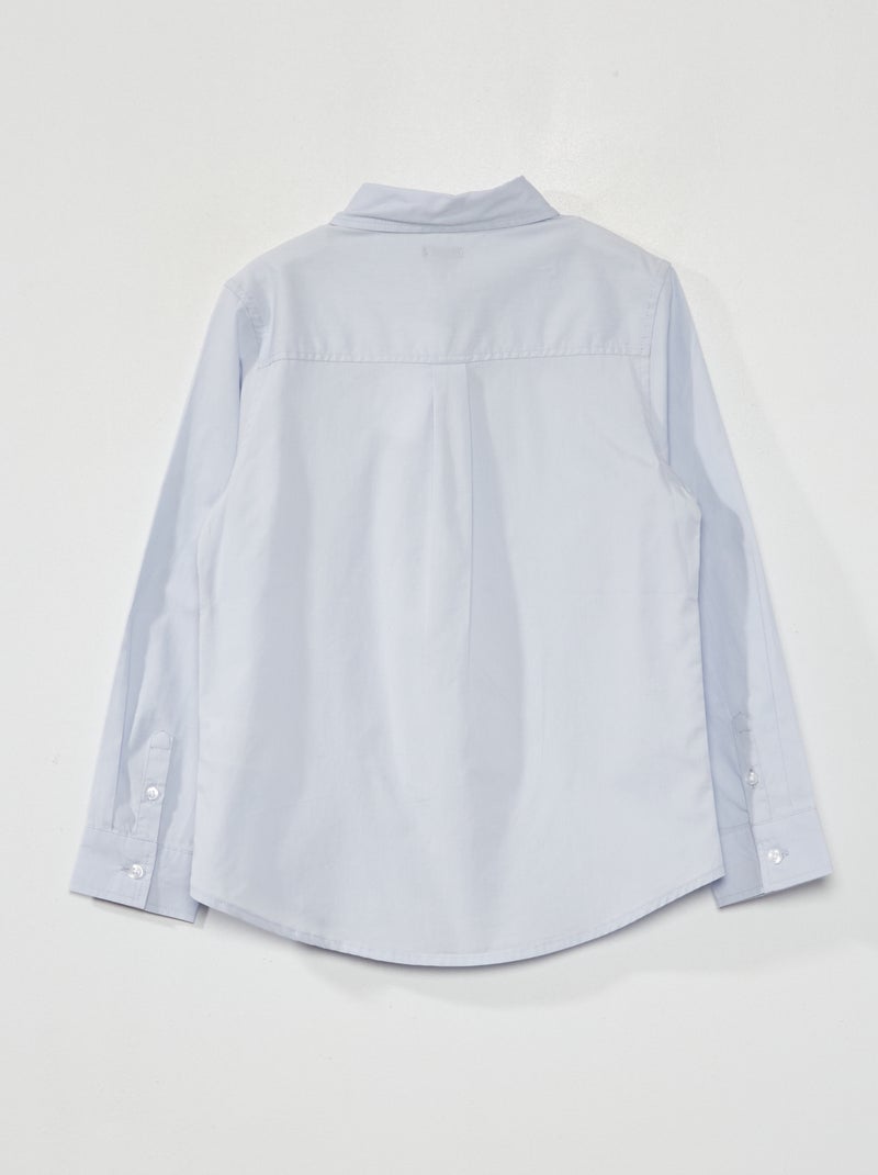 Camicia in popeline BLU - Kiabi